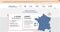 Desktop Screenshot of guidedelacreationdentreprise.com